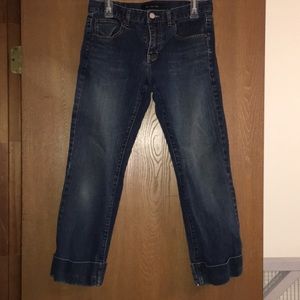 Calvin Klein Cropped and Cuffed Jeans